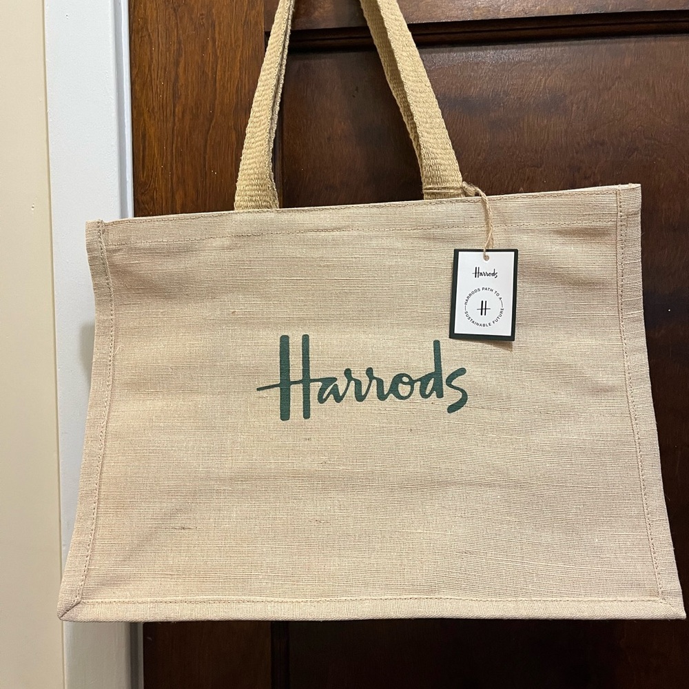 Harrods jute tote - New